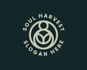 Organic Sustainability Crop logo design