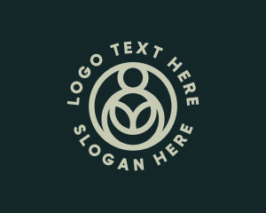 Organic Sustainability Crop Logo