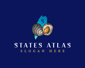 Maine Ocean Clam logo design