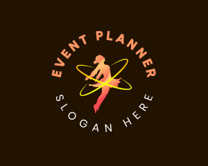 Entertainment - Gymnast Fitness Entertainment logo design