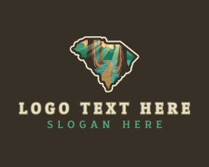 State Park - South Carolina Congaree Park logo design