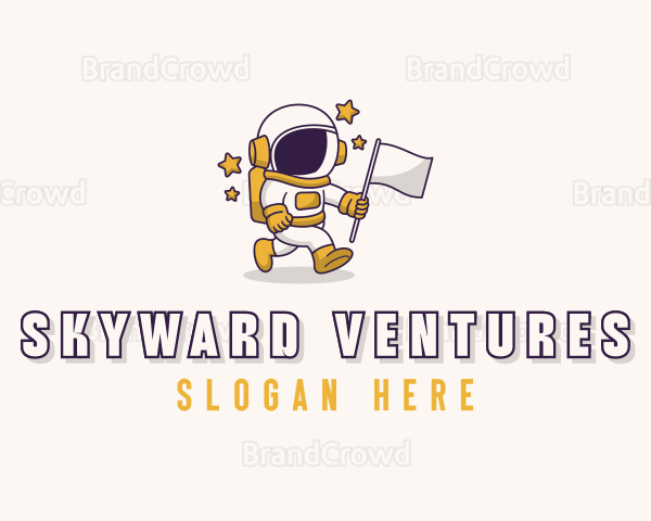 Astronaut Leader Coach Logo