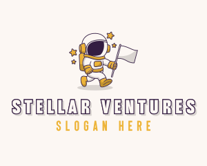 Astronaut - Astronaut Leader Coach logo design