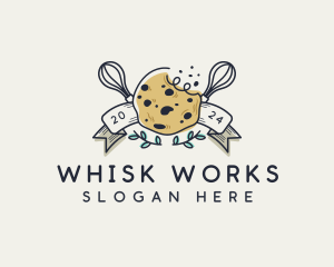 Cookie Whisk Bakeshop logo design