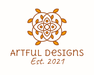 Celtic Autumn Pattern  logo design