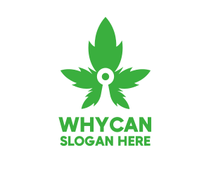Weed Leaves Drug Logo