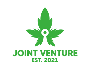 Joint - Weed Leaves Drug logo design