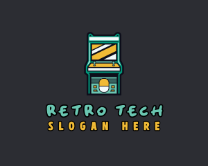 Arcade Machine Gamer logo design