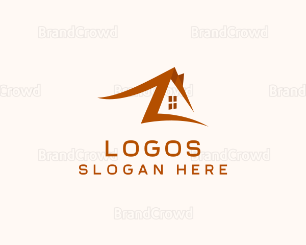 House Roof Renovation Logo