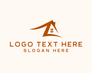 Roofing - House Roof Renovation logo design