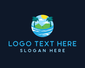 Tropical - Tropical Beach Resort logo design