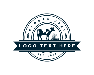 Animal - Cow Pasture Farm logo design