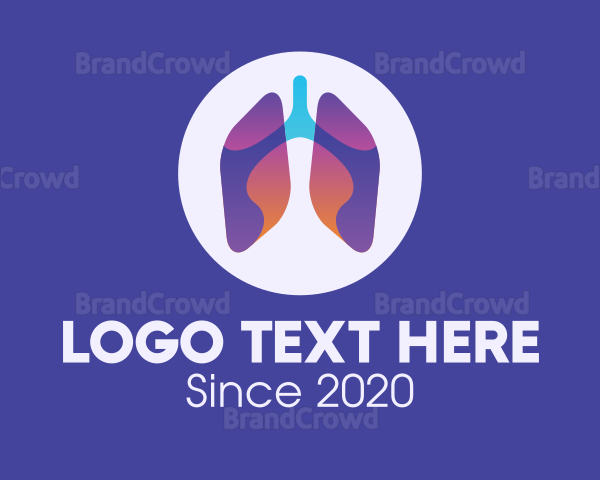 Gradient Respiratory Lungs Logo