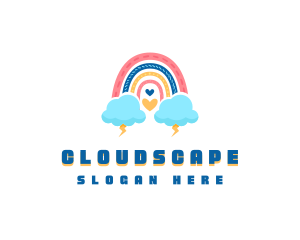 Creative Cloud Rainbow logo design