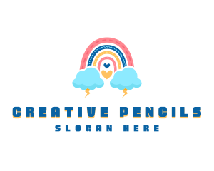 Creative Cloud Rainbow logo design