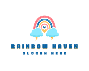 Creative Cloud Rainbow logo design