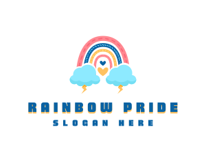 Creative Cloud Rainbow logo design