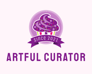 Colorful Muffin Emblem  logo design