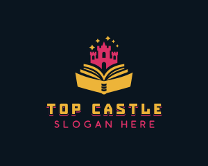 Educational Castle Book logo design