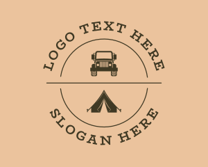 Trip - Camping Trip Destination logo design