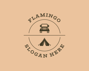 Hiking - Camping Trip Destination logo design