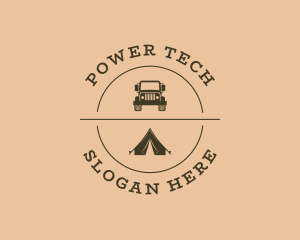 Trek - Camping Trip Destination logo design