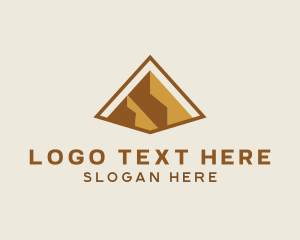 Strategist - Pyramid Landmark Architect logo design