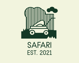 Agriculture - Lawn Landscape Mower logo design