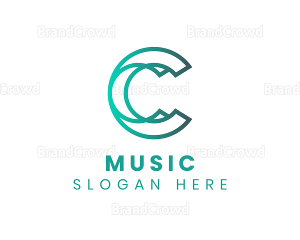 Modern Gradient Letter C Logo