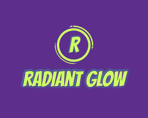 Glowing Comic Brand logo design