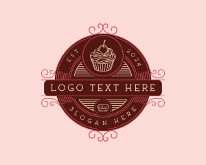 Confectionery - Cupcake Dessert Bakery logo design