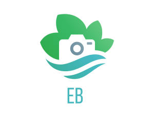 Eco Camera Nature Photography logo design