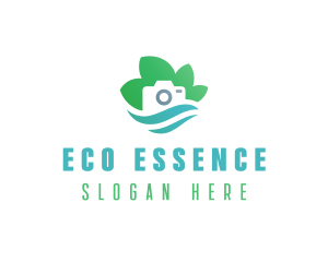 Eco Camera Nature Photography logo design