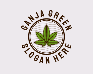 Medicinal Hemp Plant logo design