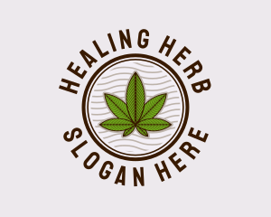 Medicinal Hemp Plant logo design