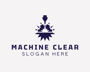 Metal CNC Machine logo design