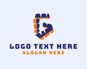 Digital - Industrial Company Letter G logo design