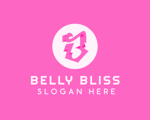 Pink Boutique Letter B logo design