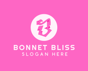 Pink Boutique Letter B logo design