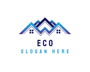 Roofing House Repair Logo