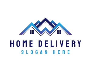 Roofing House Repair logo design