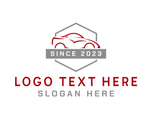 Road Trip - Race Car Transportation logo design