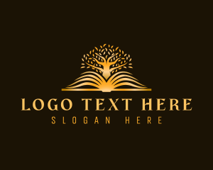 Library - Premium Book Tree logo design