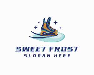 Ice Skate Shoes logo design