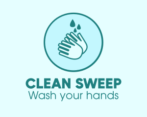 Hygiene - Clean Wash Hands logo design