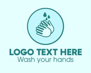 Clean Wash Hands Logo