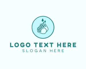 Hygiene - Clean Wash Hands logo design