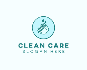 Hygienic - Clean Wash Hands logo design