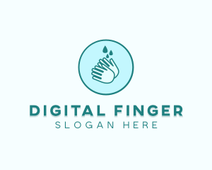 Finger - Clean Wash Hands logo design