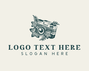 Blog - Floral Photography Camera logo design